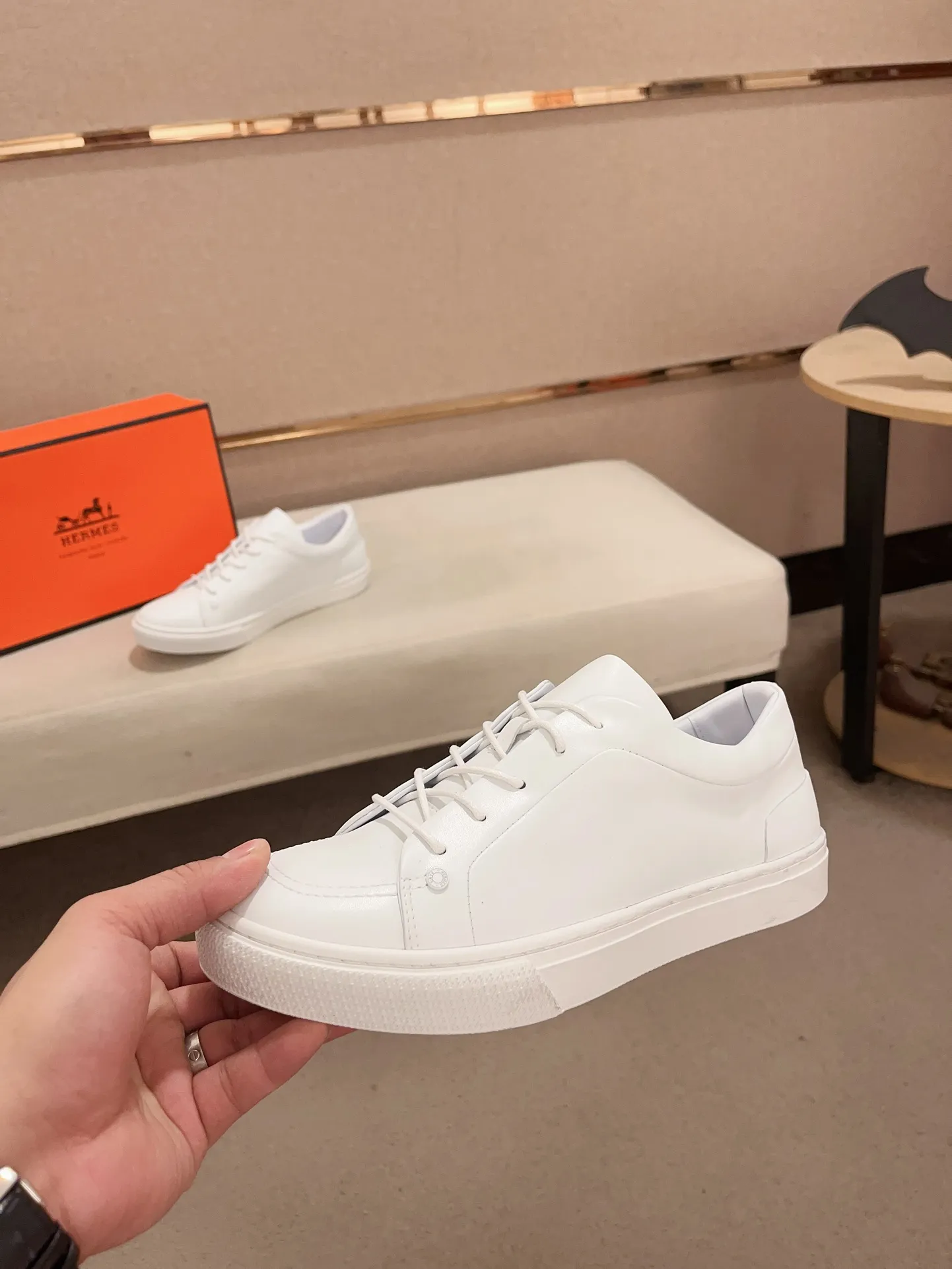 Men's clothing and shoes💰: 400💰《HERMES》【Classic Original Version】Hermès; Top 🔝 Purchasing Agency 🔍🔍Latest 🇺🇸Sold simultaneously at counters, original imported from Italy ▲▲Cow leather▲ ▲Exquisite workmanship (Italian 🇮🇹imported water-dyed 🐂cowhide lining) sole: original sole provided by the original factory, ⚠️exclusive double-layer activity·TPR·rubber·combined molded outsole; Code number: 36-44 (45/46 can be customized, non-refundable)